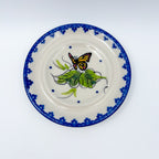 Round Butter/Cheese Covered Dish: UNIKAT Monarch Pattern