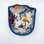 5" Ghost Bowl.  Hand crafted Polish pottery stoneware: UNIKAT Haunted Moon