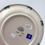 10.2” Plate.  Hand crafted Polish pottery stoneware: UNIKAT Holiday Reindeer