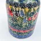 Soap Dispenser 5”.  Handmade Polish pottery.  UNIKAT Splendid Morning Glow