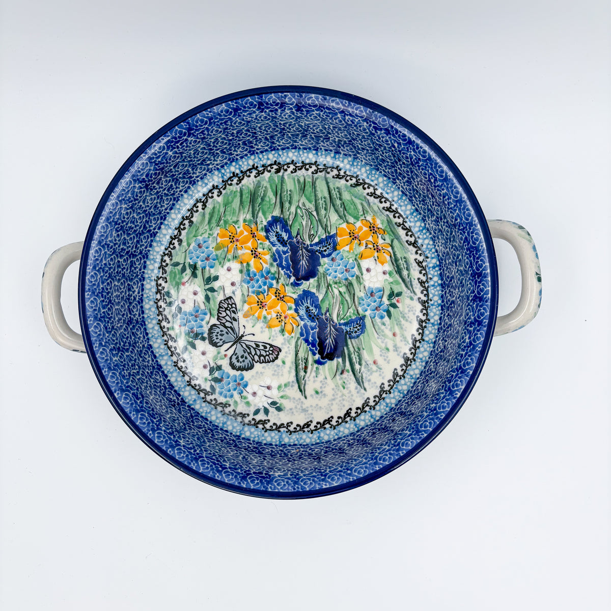 Round Baker with Handles Medium: UNIKAT Sweet Nectar Design