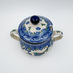 7oz. Sugar Bowl.  Baby Blue Bird Design