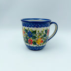 Fall Colors Viking mug on white background, angled front view