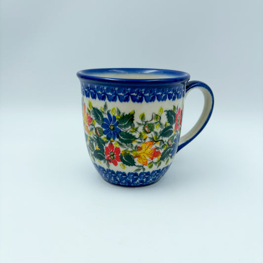 14 oz Viking Mug. Handcrafted Polish pottery stoneware:  UNIKAT Fall Colors