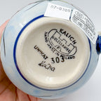 10 oz Bubble Mug. Handcrafted Polish pottery stoneware:  UNIKAT Reindeer Bliss