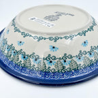 Polish pottery 8” bllue floral Pasta bowl in the UNIKAT Forget Me Not pattern.It holds 22 ounces of fluid
Ceramika Artystyczna Company