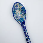 Spoon Lg 8”.  Handmade Polish pottery. UNIKAT - Style 1