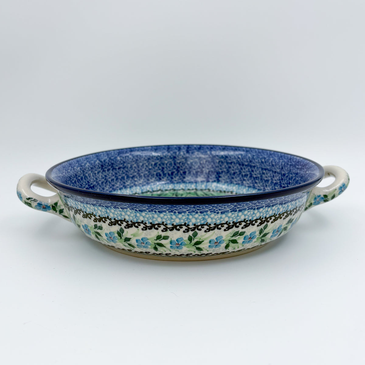 Round Baker with Handles Medium: UNIKAT Sweet Nectar Design