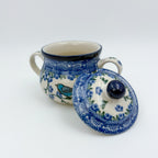7oz. Sugar Bowl.  Baby Blue Bird Design