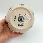 5” Puppy Bowl.  Hand crafted Polish pottery stoneware:  Puppy Pleasure