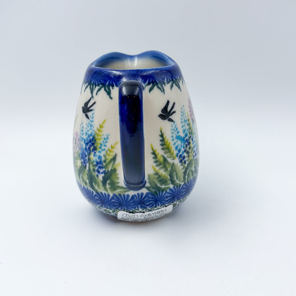 8 oz Atena Pitcher/Creamer.  UNIKAT Danda Bird Design