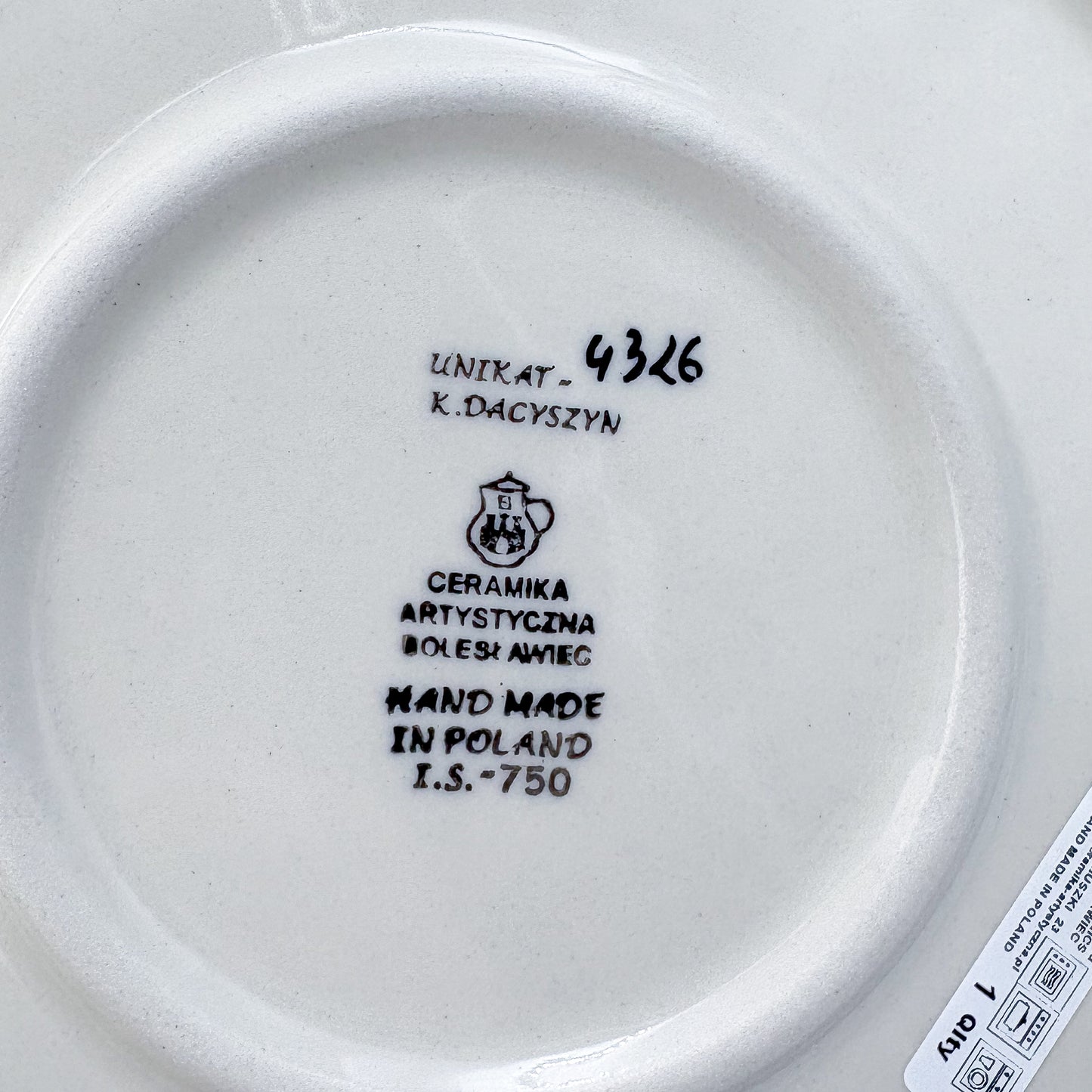 13" Bowl:  UNIKAT Harvest Design