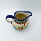 6 oz Kubus Creamer.  UNIKAT Strawberry Fields