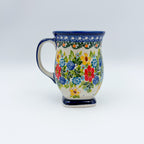 Garden Party tulip mug on white background, front view