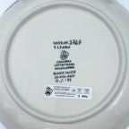 7.91” Plate.  Hand crafted Polish pottery stoneware: UNIKAT Sipping Nectar Design.