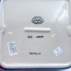 9” Lasagna Baker Handmade in Poland.  UNIKAT Blueberry Meadow Design