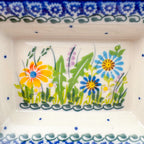 5" Bowl/Petite Soap Dish.  Handmade Polish pottery.  UNIKAT Wild Garden Design