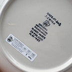 UNIKAT Cobalt Poppies dessert plate, bottom stamp signed J. Chyla Ceramika Artystyczna Unikat