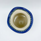 Kula Vase 5.5”.  Handmade Polish pottery.  UNIKAT Wildflower Meadow