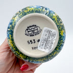 Sugar Bowl Alegro. Handmade in Poland UNIKAT Bluebell Meadow