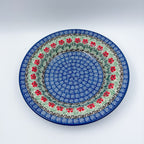 9”  Pasta Bowl.  Hand crafted Polish pottery stoneware: UNIKAT Maraschino Design