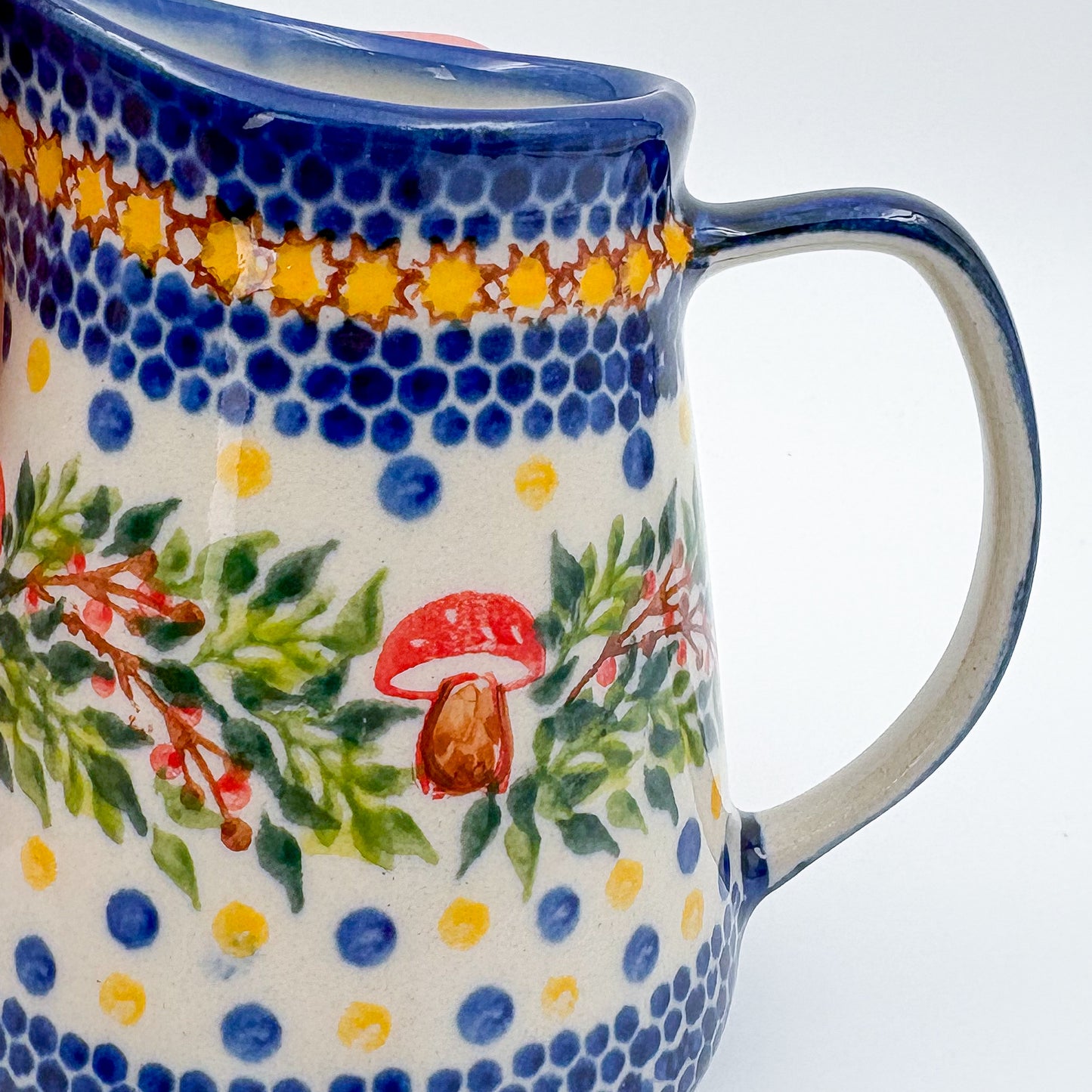 8 oz Pitcher/Creamer.  UNIKAT Mushroom