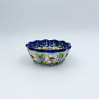 Primrose small babka bowl on white background, straight-on front view