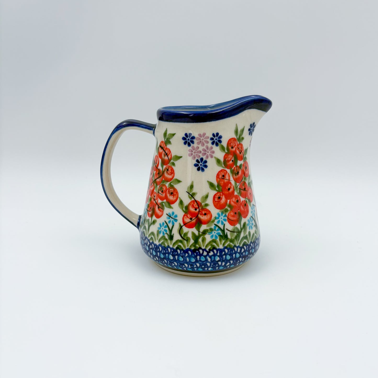 8 oz Pitcher/Creamer.  UNIKAT Red Berry