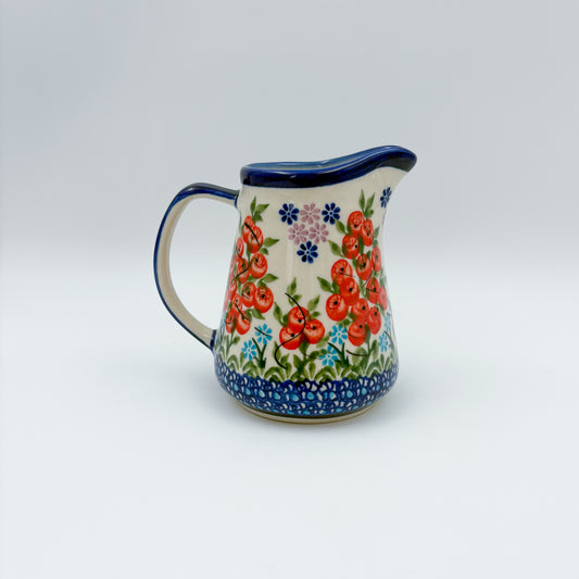 8 oz Pitcher/Creamer.  UNIKAT Red Berry