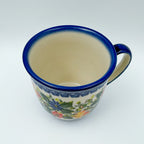 Fall Colors Viking mug, angled top view showing interior