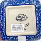 Bottom of Blueberries square bowl showing Kalich stamp