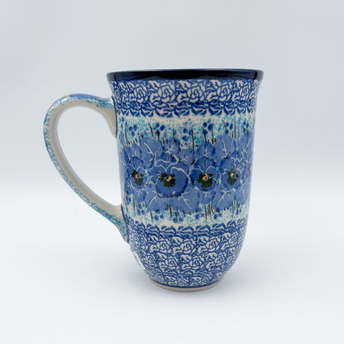 Deep Winter latte mug on white background, front view