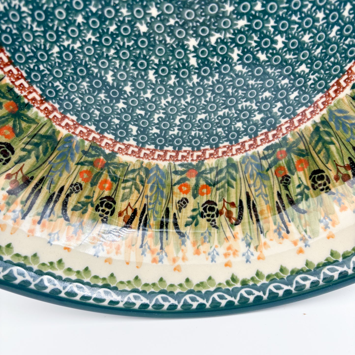 13" Bowl:  UNIKAT Harvest Design