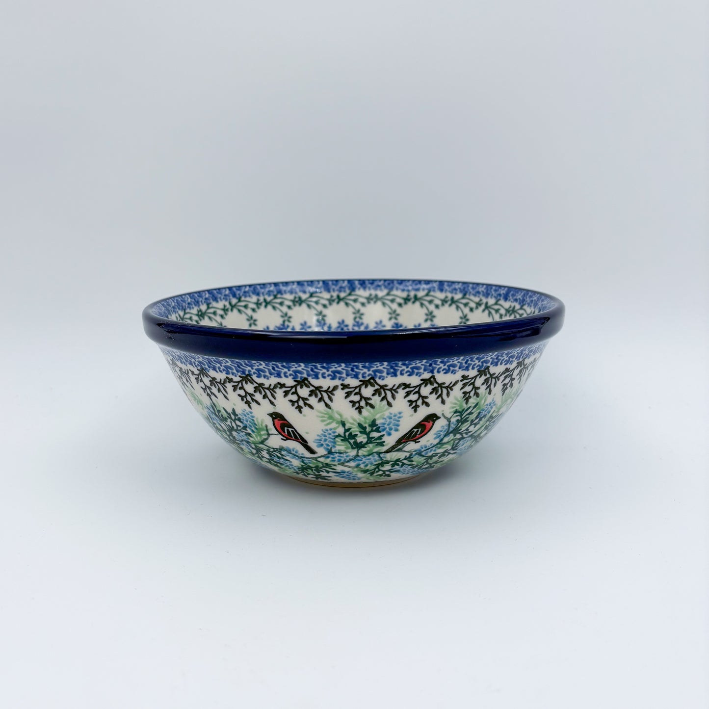 6.57” Stacking Bowl.  Hand crafted Polish pottery stoneware: UNIKAT Gracious Gonolek Design