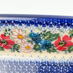 9” Lasagna Baker Handmade in Poland.  UNIKAT Wildflower