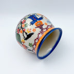 17 oz Bubble Mug XL. Handcrafted Polish pottery stoneware:  UNIKAT Pumpkin Scarecrow