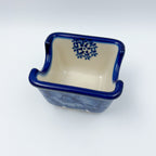 3" Sugar Packet Holder. UNIKAT Divine Cobalt Design