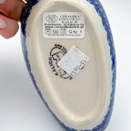 Spoon Rest 5”.  Handmade Polish pottery.  UNIKAT Garden Party