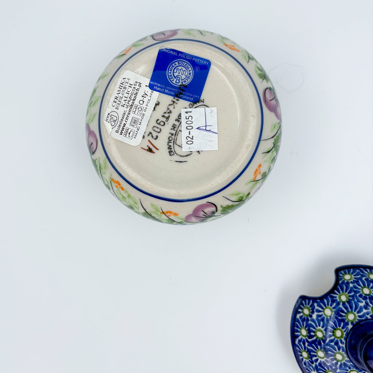 Sugar Bowl.  Floral Garden Pattern
