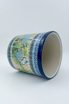 6” Blue hyudrangea Utensil holder is a handmade by talented Polish artisans. Polish UNIKAT signature utensil jar, hand painted
Ceramika Artystyczna Company