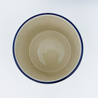Utensil Jar 5”.  Handmade Polish pottery.  UNIKAT Cobalt Poppies