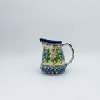 8 oz Pitcher/Creamer.  UNIKAT Floral Garden Design