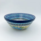 Polish pottery 6.” Bowl in the UNIKAT Blue Hydrangea Pattern pattern. Floral design
Ceramika Artystyczna Company