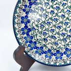  7.91” plate in the Unikat Blue Dogwood pattern