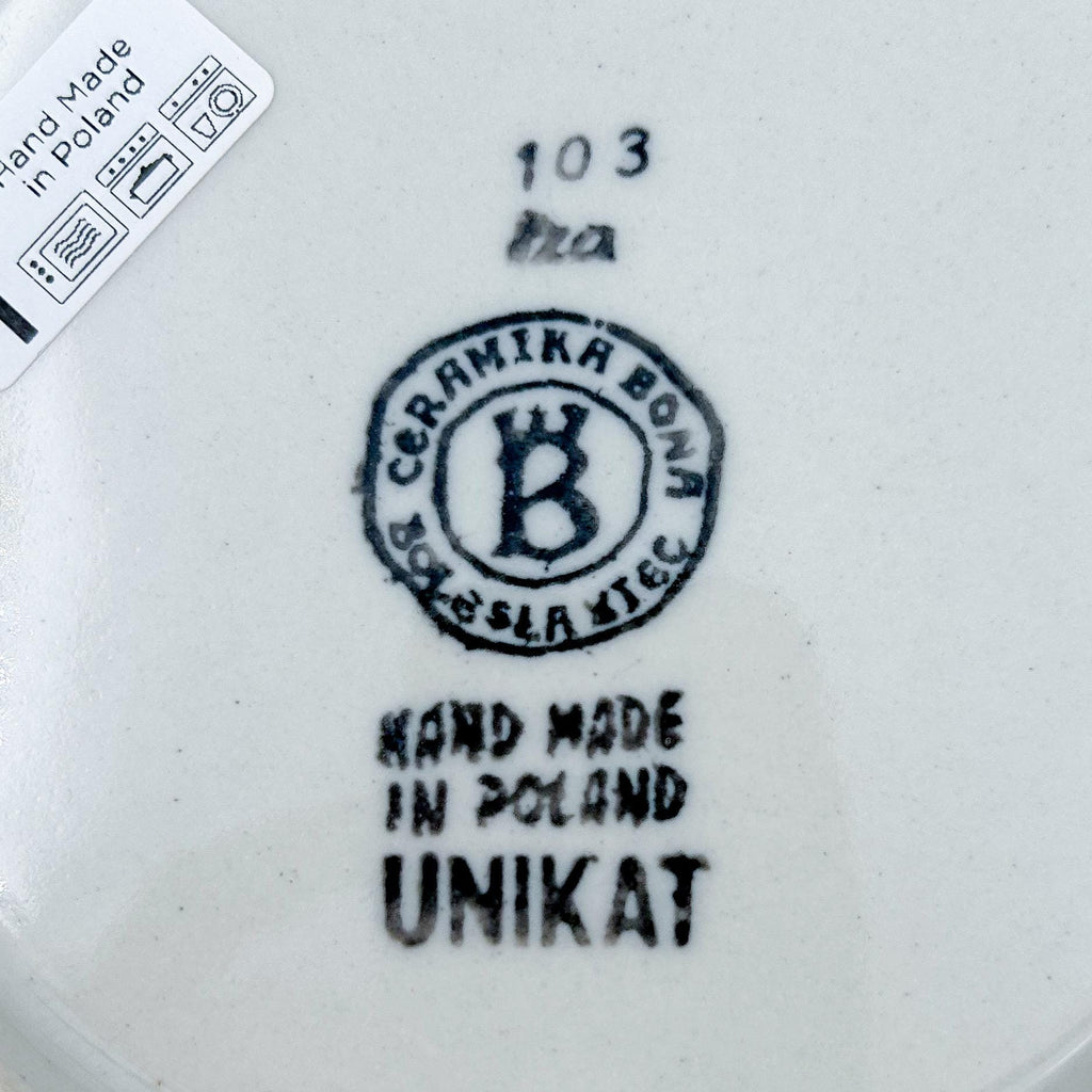 7.91” plate in the Unikat Happiness pattern