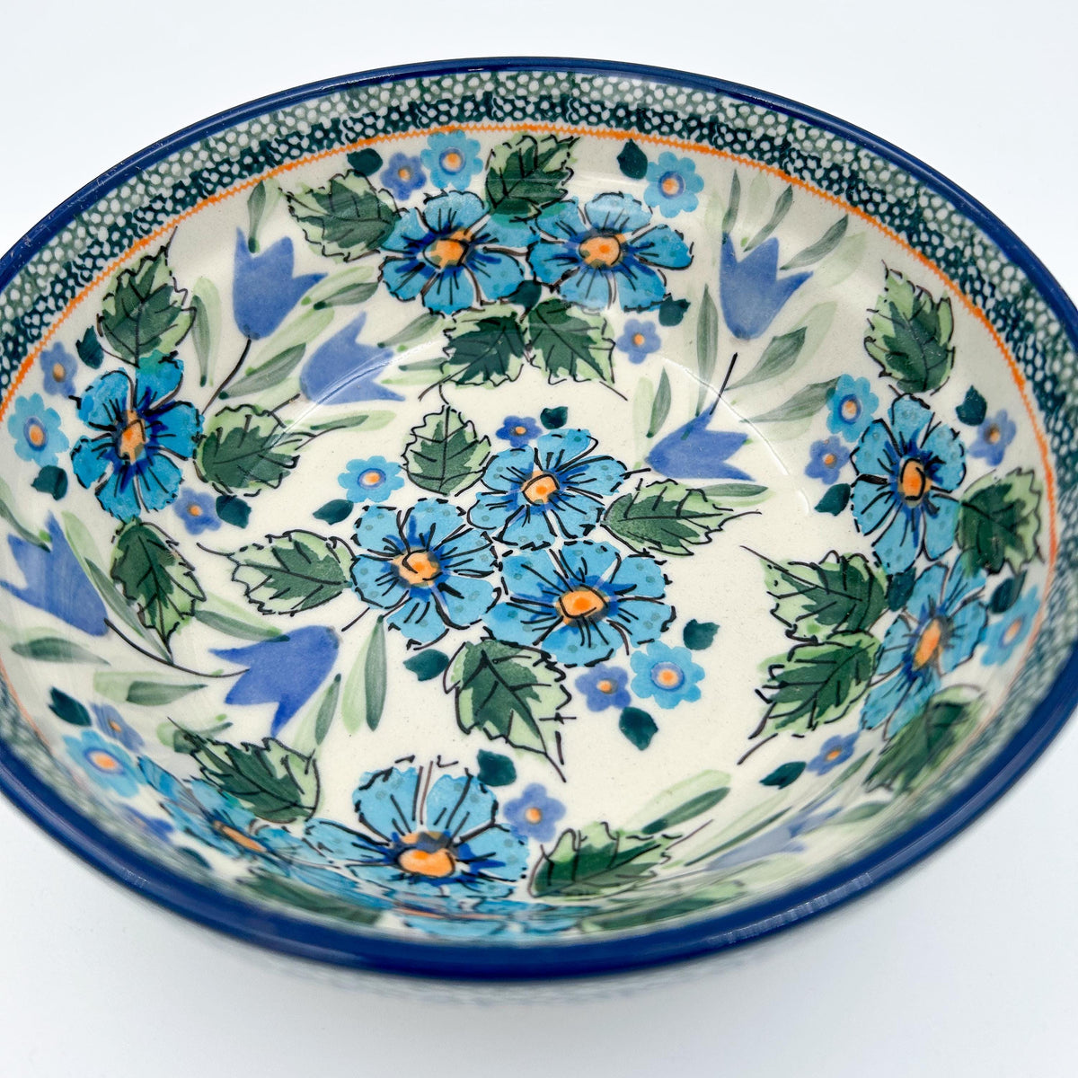 Evangeline bowl, angled top-down view showing full interior