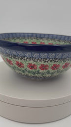 Polish pottery 6.” Bowl in the Maraschino Pattern pattern. Flowers
Ceramika Artystyczna Company