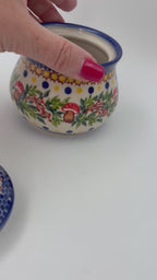 Sugar Bowl Iza.  Mushroom Design