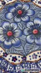 Hand made in Poland this 8” platter is made by talented artisans. This stoneware is microwave, dishwasher and oven safe as well as chip resistant.
8.46" round